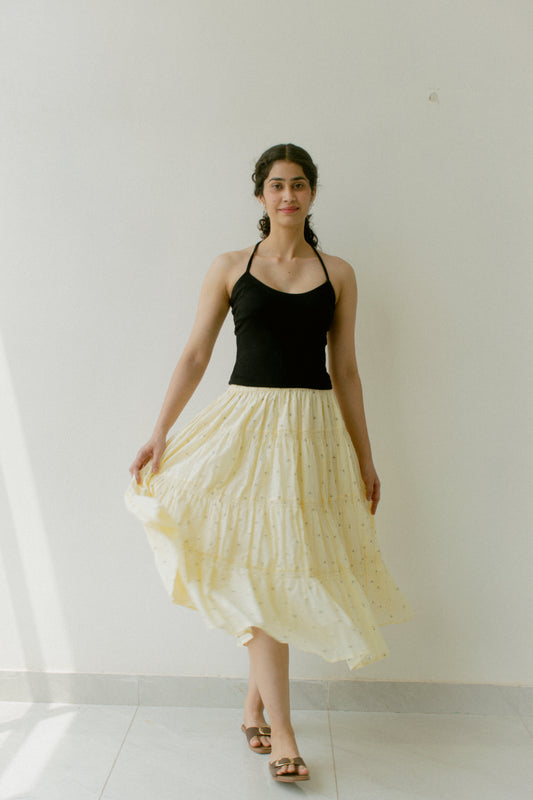 Belle Flare Midi Skirt