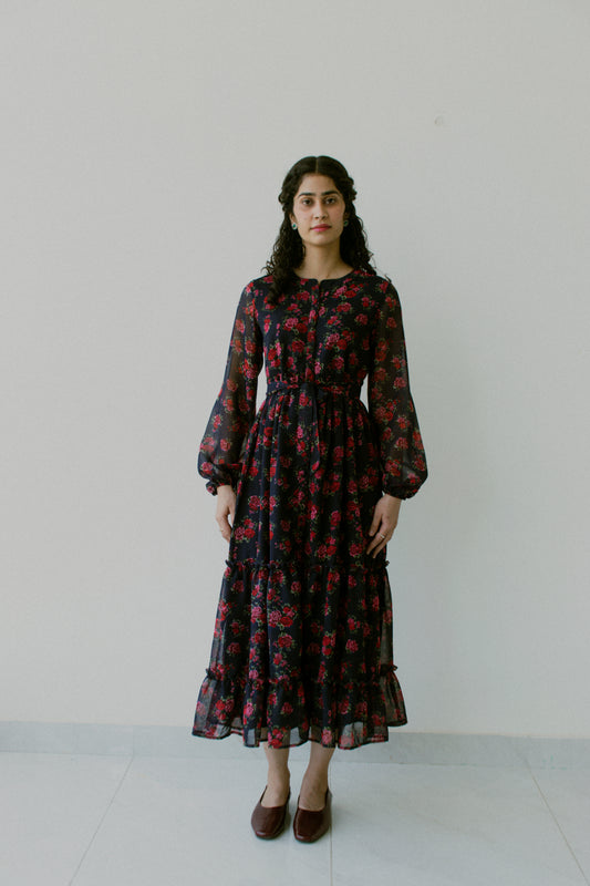 Roselle Georgette Dress