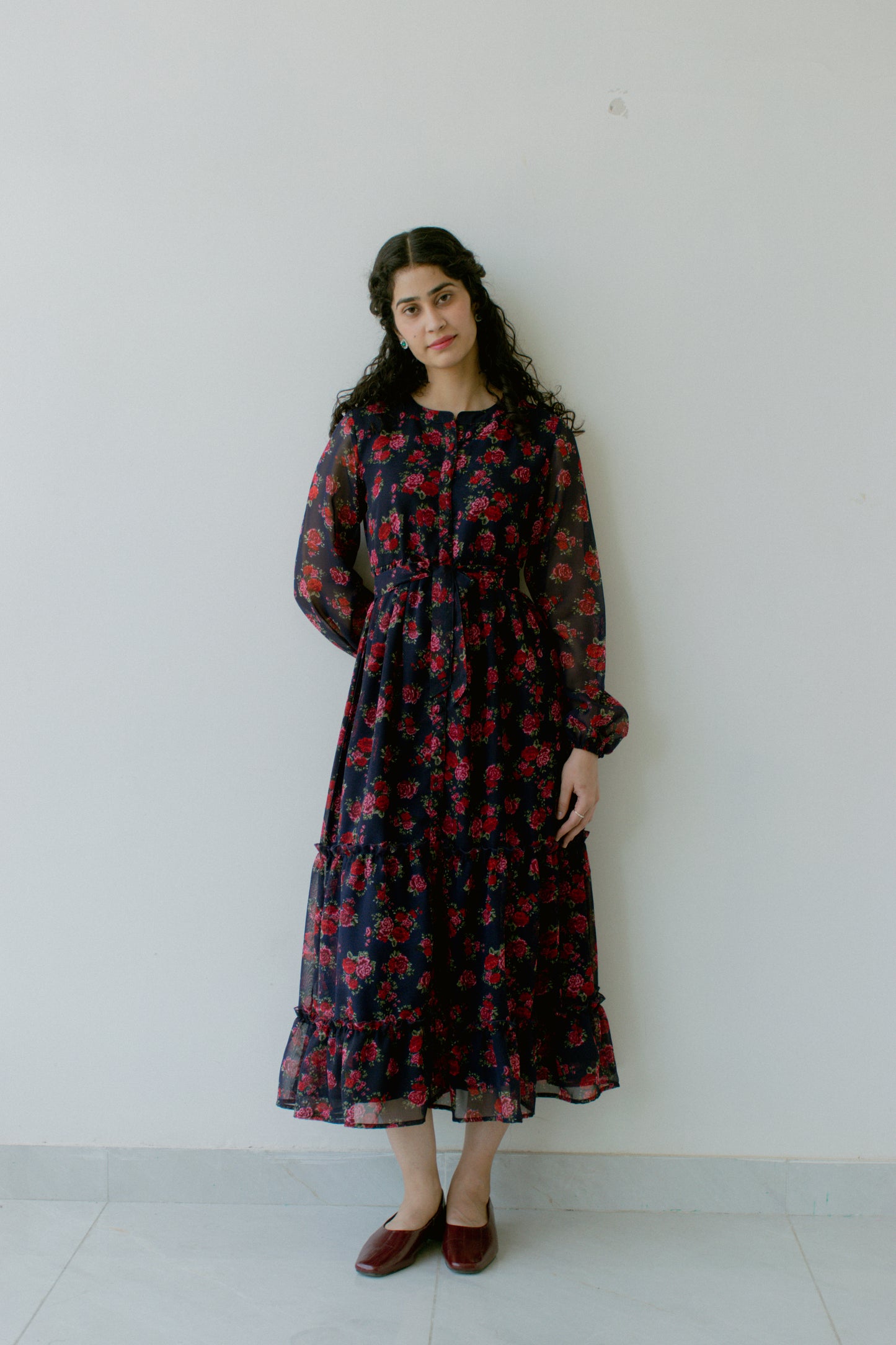 Roselle Georgette Dress