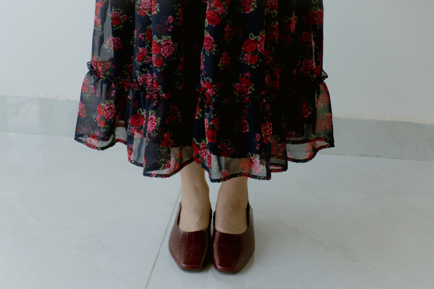 Roselle Georgette Dress