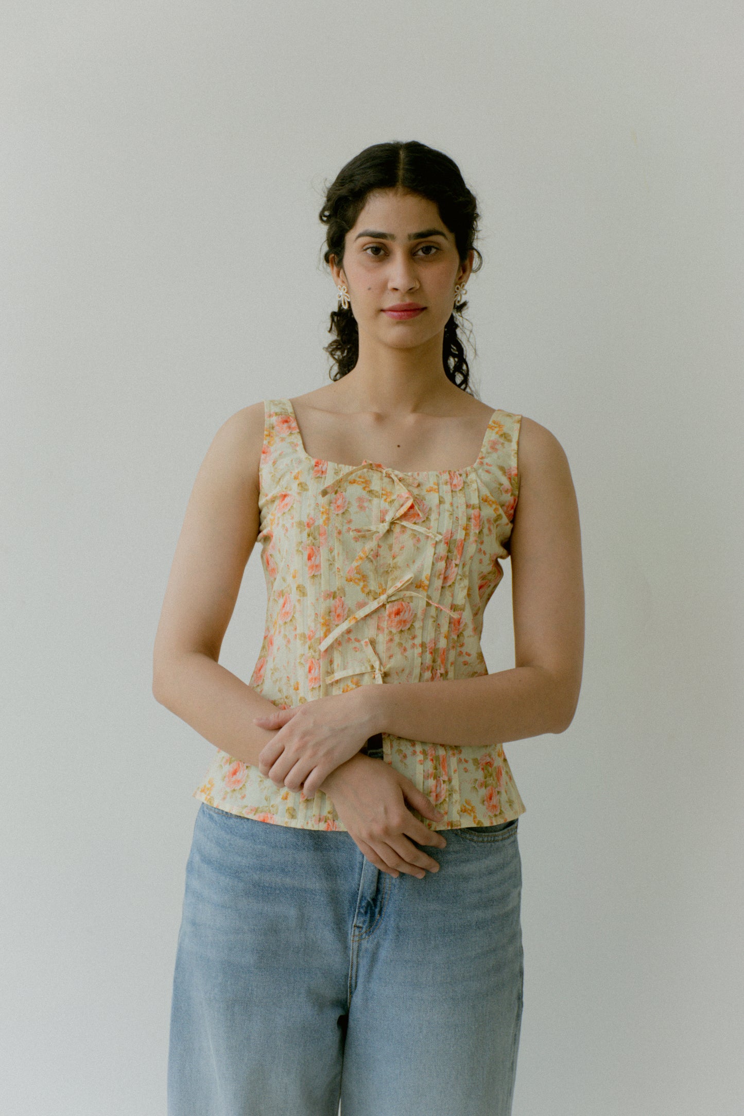 Rosey Cotton Top