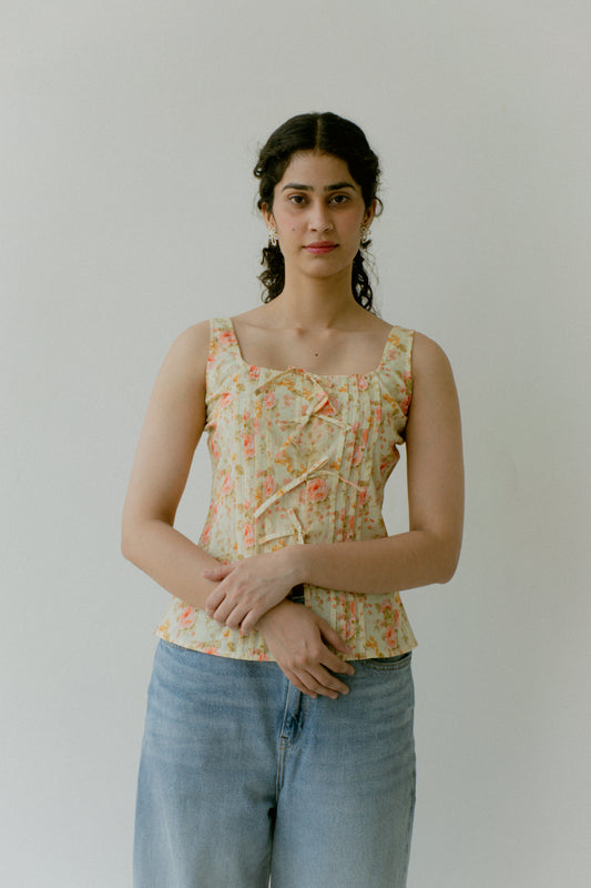Rosey Cotton Top