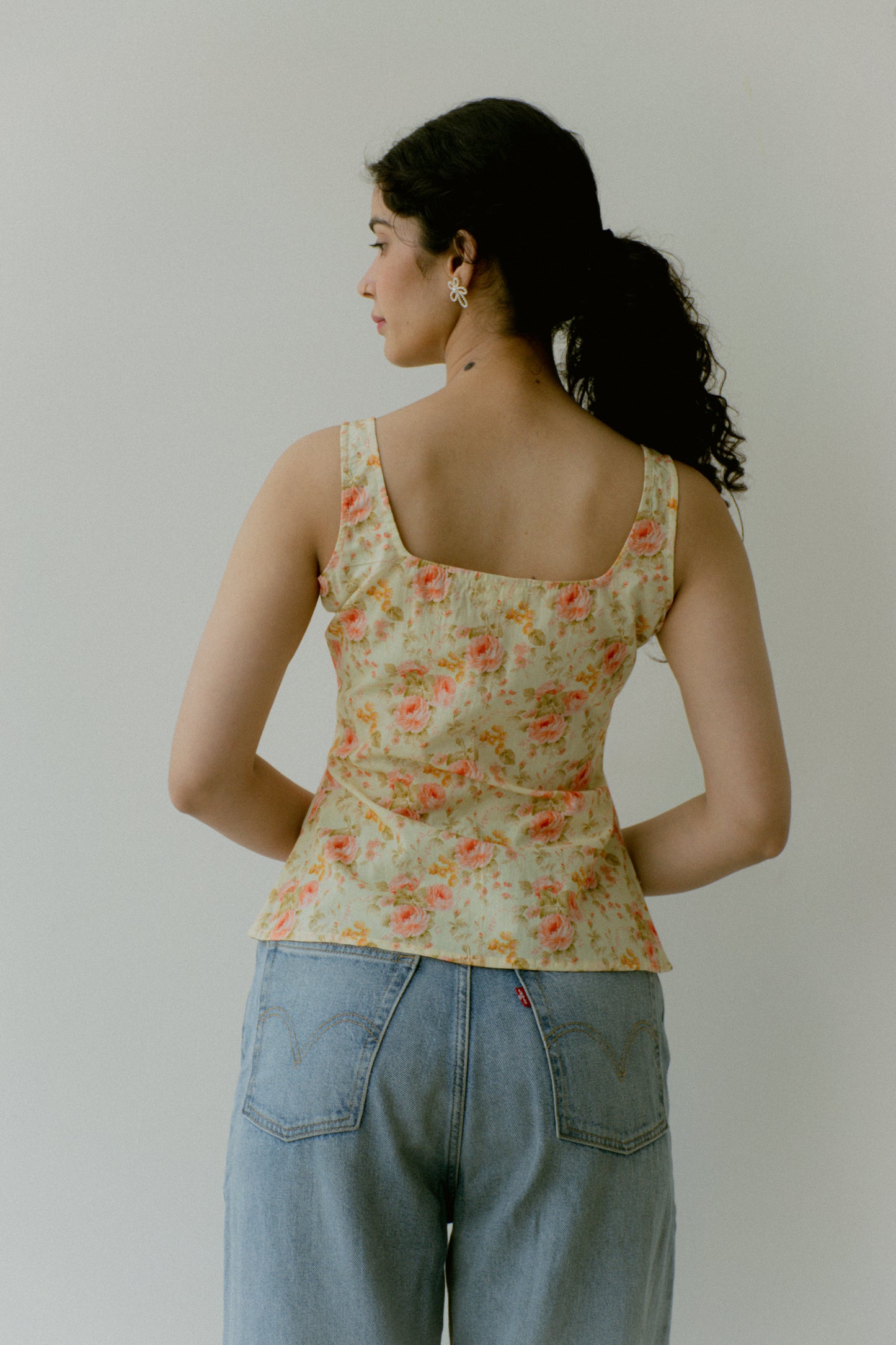 Rosey Cotton Top