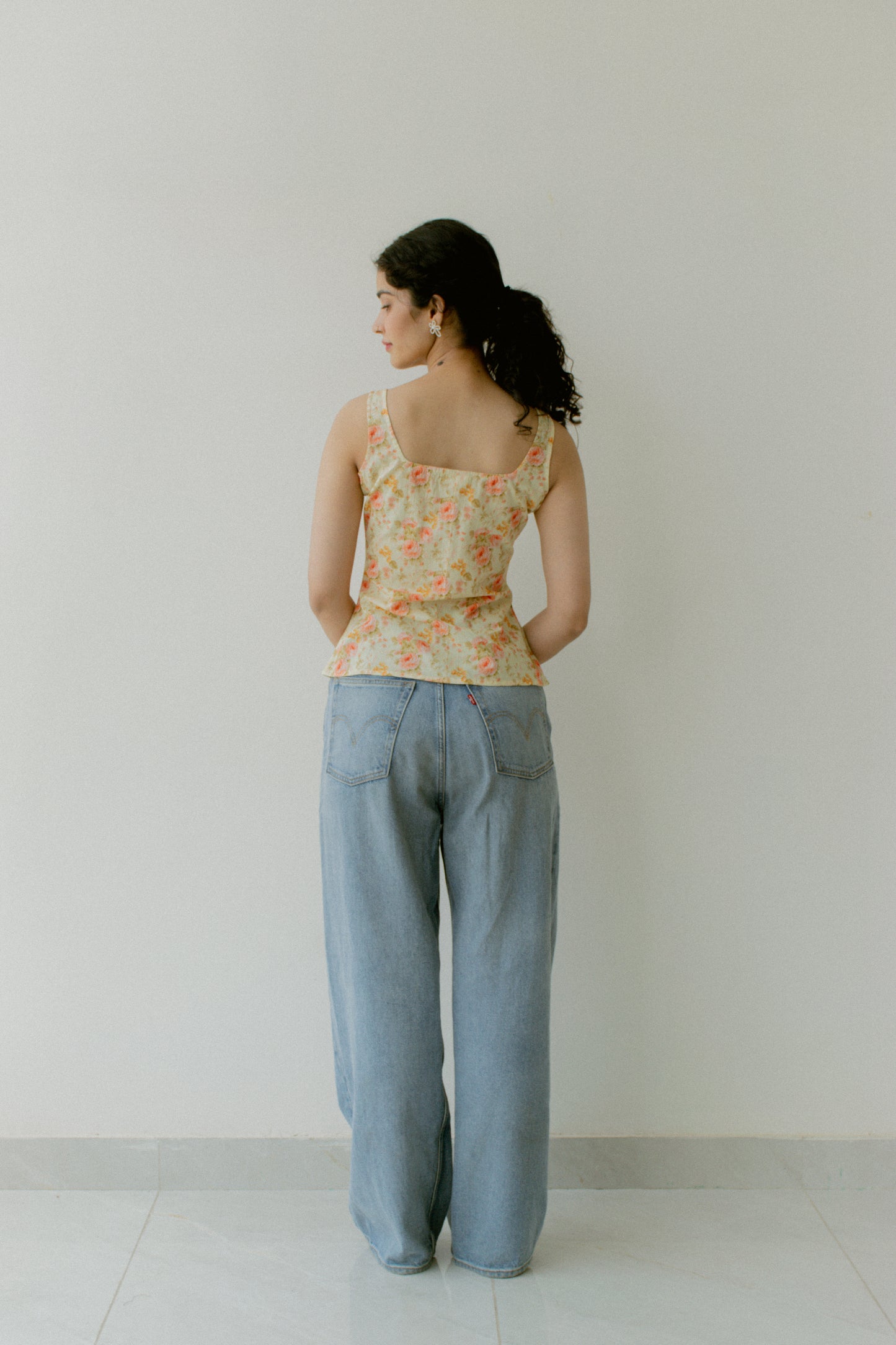 Rosey Cotton Top