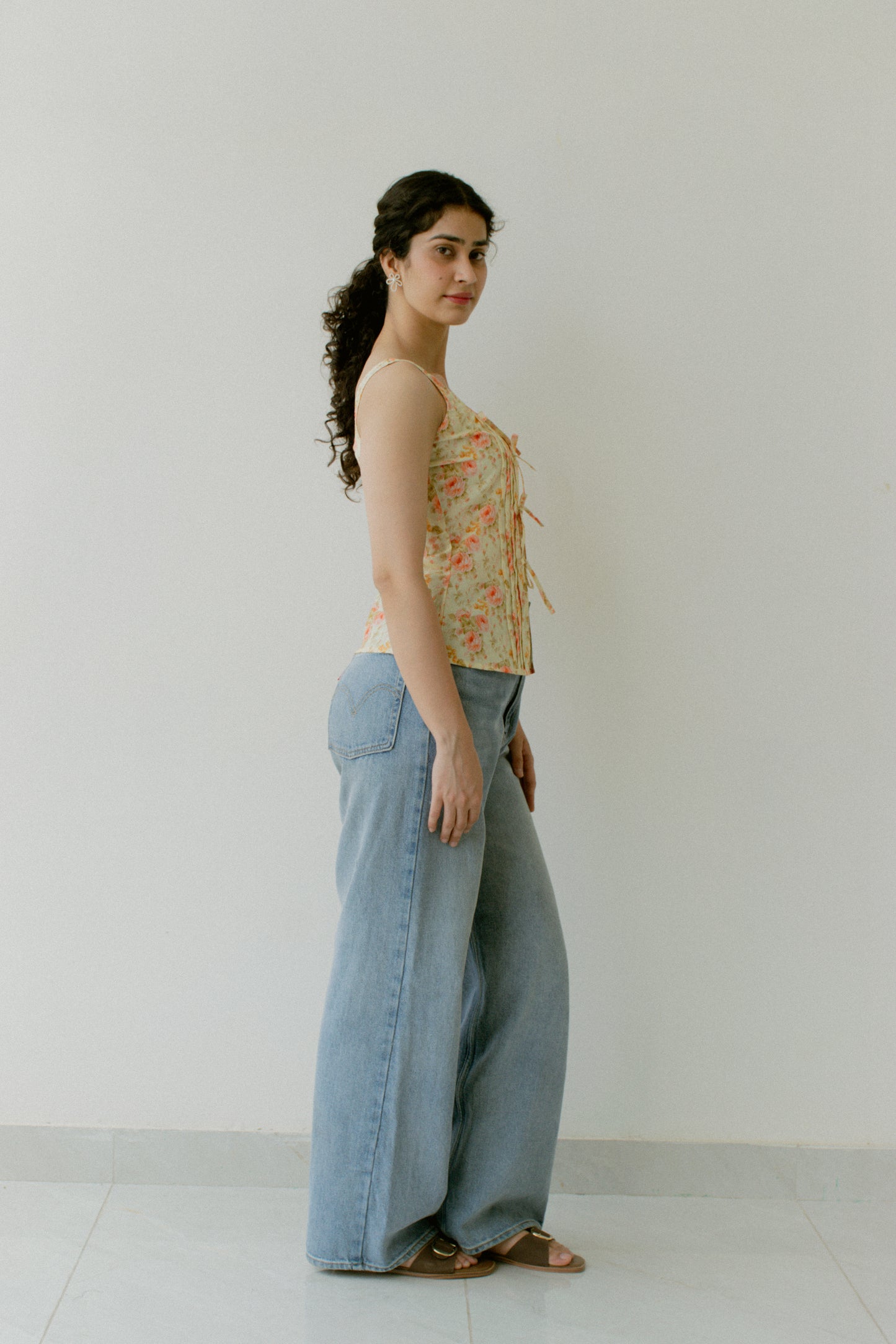 Rosey Cotton Top