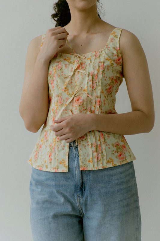 Rosey Cotton Top