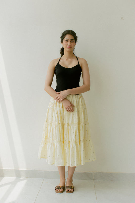 Belle Flare Midi Skirt