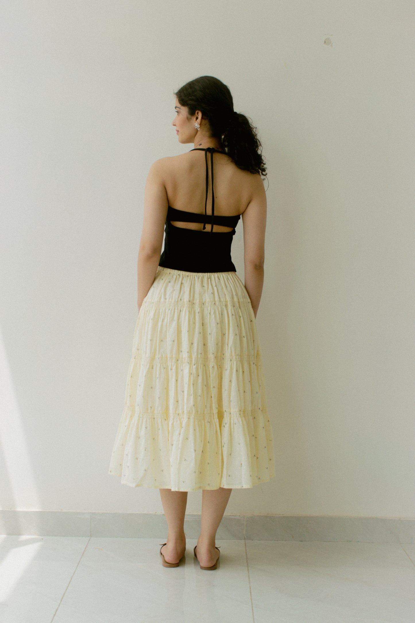 Belle Flare Midi Skirt